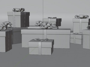 gift boxes 3D मॉडल