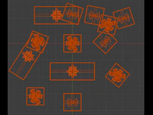 gift boxes 3D Model