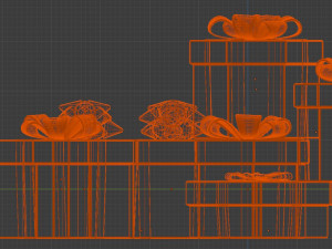 gift boxes 3D मॉडल