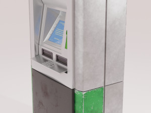 atm electonock terminal 3D 모델