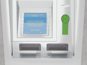 atm electonock terminal 3D 모델