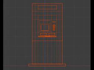 atm electonock terminal 3D Model