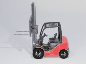 clark s20 53 forklift truck 3D Model