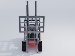 clark s20 53 forklift truck 3D Model