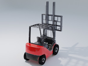 clark s20 53 forklift truck 3D Model