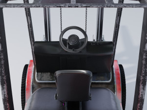 clark s20 53 forklift truck 3D Model