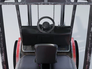 clark s20 53 forklift truck 3D Model