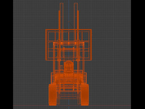 clark s20 53 forklift truck 3D Model