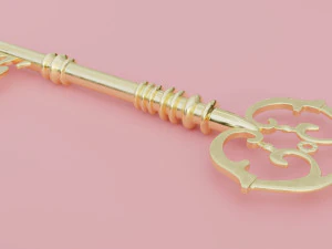 chave antiga Modelo 3D