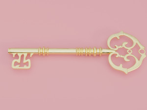 old key Modèle 3D