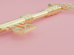 old key Modèle 3D