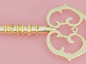 old key Modèle 3D