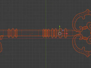 old key 3D Model