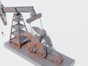 pumpjack for oil extraction Modèle 3D