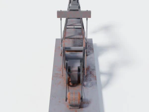 pumpjack for oil extraction 3D Model