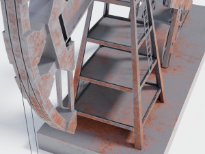 pumpjack for oil extraction Modèle 3D
