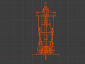 pumpjack for oil extraction Modèle 3D