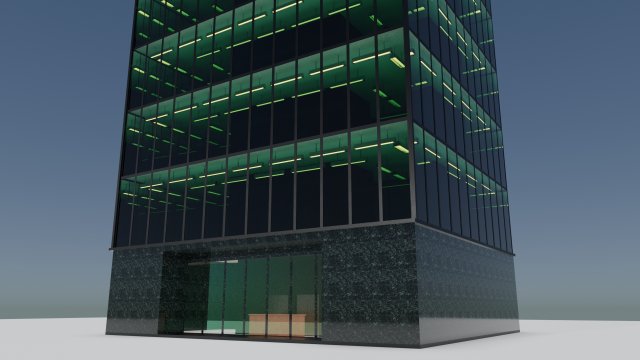 office building Modèle 3D .c4d .max .obj .3ds .fbx .stl .blend 