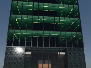 office building Modèle 3D