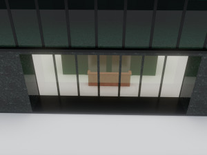 office building Modèle 3D