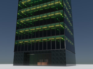 office building Modèle 3D