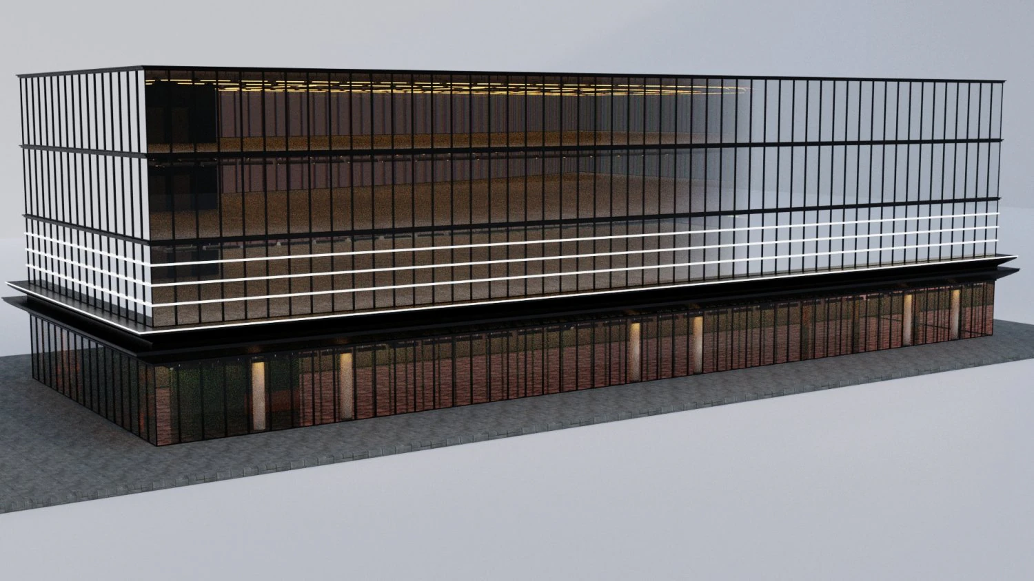office building 3D Model .c4d .max .obj .3ds .fbx .stl .blend