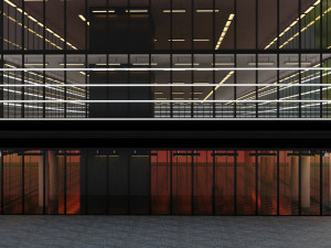 office building Modello 3D