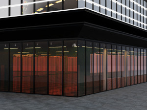 office building Modello 3D