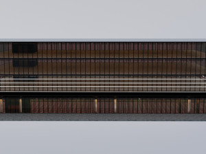 office building Modello 3D