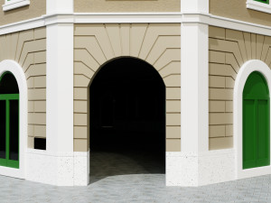 colonial building 3D Model