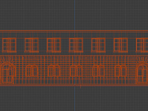 colonial building 3D Model