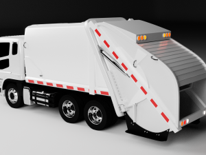 garbage truck 3D-Modell