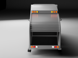 garbage truck 3D-Modell