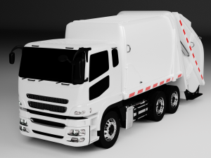 garbage truck 3D-Modell