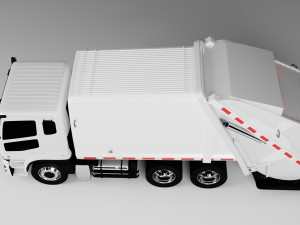 garbage truck 3D-Modell
