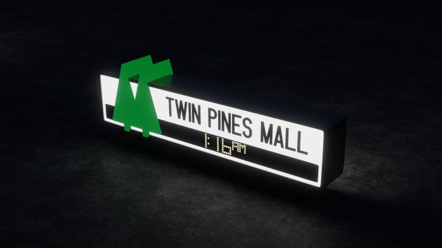 twin pines mall and lone pine mall 3D Model .c4d .max .obj .3ds .fbx .stl .blend 