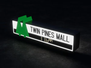 twin pines alışveriş merkezi ve lone pine alışveriş merkezi 3D Model