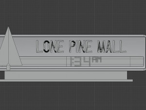 twin pines mall and lone pine mall 3D Model