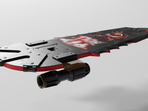 griff tannens pitbull hoverboard 3Dモデル