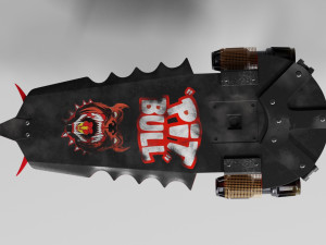 griff tannens pitbull hoverboard 3Dモデル