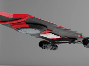 griff tannens pitbull hoverboard 3D Model
