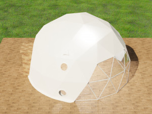 geodesic dome 3D मॉडल