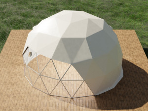 geodesic dome 3D मॉडल