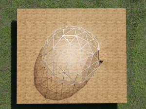 geodesic dome 3D मॉडल