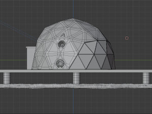 geodesic dome 3D मॉडल