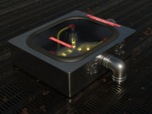 flux capacitor 3Dモデル