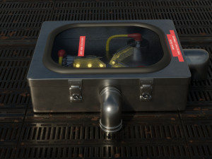 flux capacitor 3Dモデル