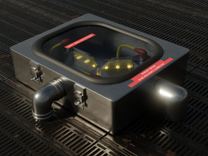 flux capacitor 3Dモデル