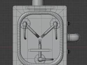 flux capacitor 3D Model