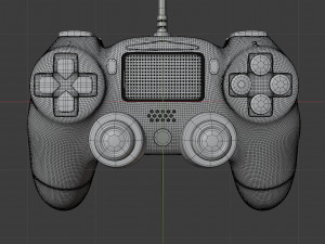 joystick dualshock 3D मॉडल